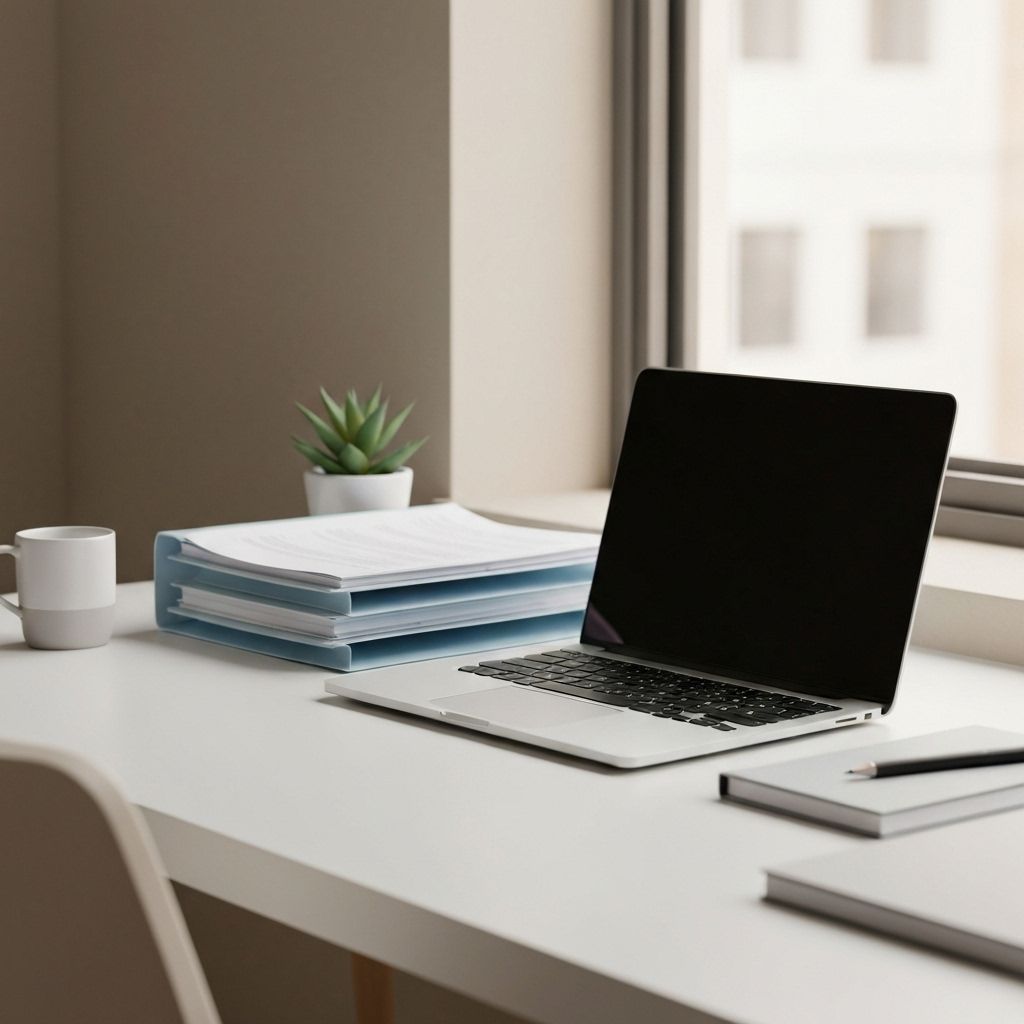 7 Clever Ways to Declutter a Small Desk